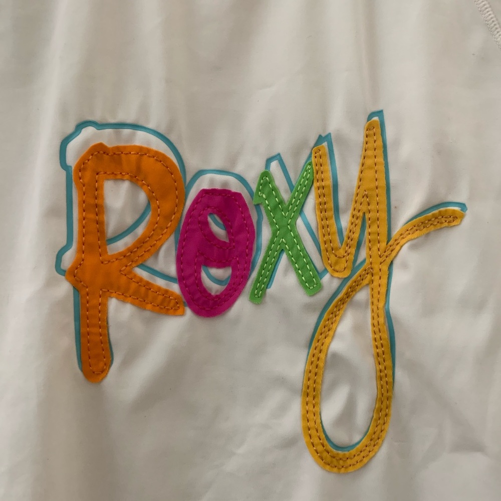 White Roxy Girl’s Rashguard - Picture 3 of 7